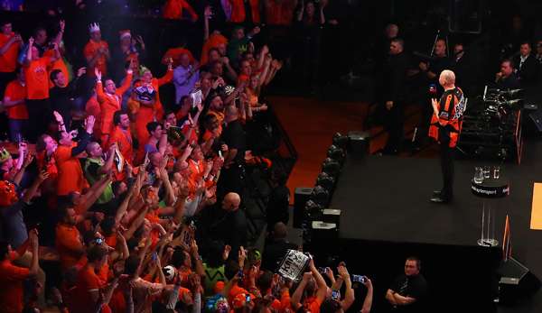 Nahm am Donnerstagabend noch emotional Abschied von seinen Fans: Raymond van Barneveld.