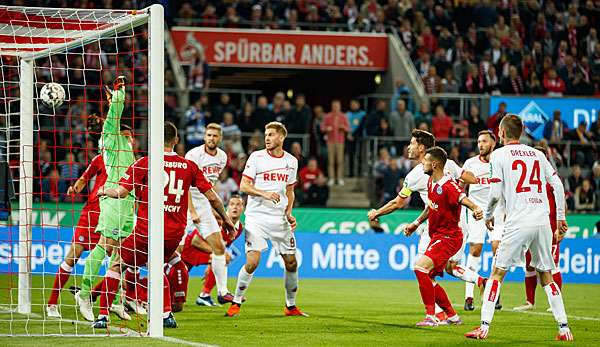 Köln trifft auf Kiel, Ingolstadt auf Sandhausen und Fürth muss gegen Bielefeld ran.