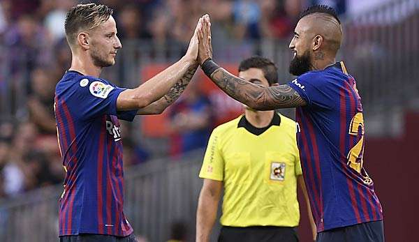 Inter Mailand hat Ivan Rakitic und Arturo Vidal vom FC Barcelona ins Auge gefasst.