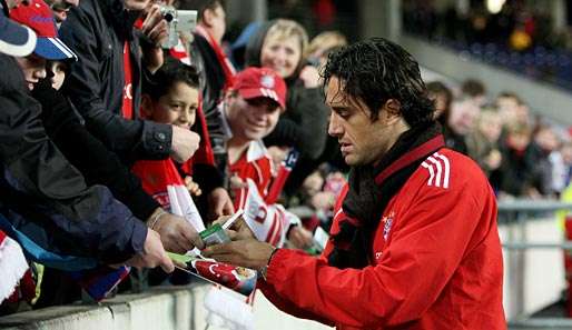 Luca Toni war auch bei den Fans des FC Bayern München sehr beliebt