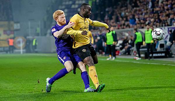 Erich Berko traf in der Nachspielzeit zum Endstand für Dynamo Dresden.