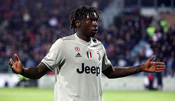 Moise Kean sorgte beim Gastspiel von Juve in Cagliari für die Entscheidung.