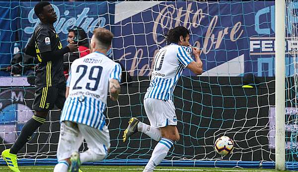 Sergio Floccari erzielte das entscheidende Tor für SPAL.