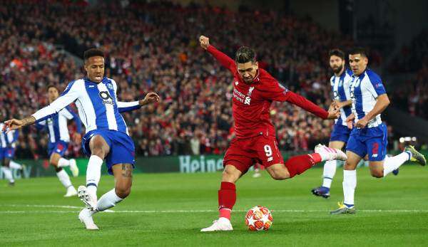 Liverpools Roberto Firmino traf im Hinspiel gegen Porto.