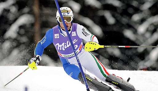 Giuliano Razzoli feierte im Slalom in Zagreb seinen ersten Weltcup-Sieg 