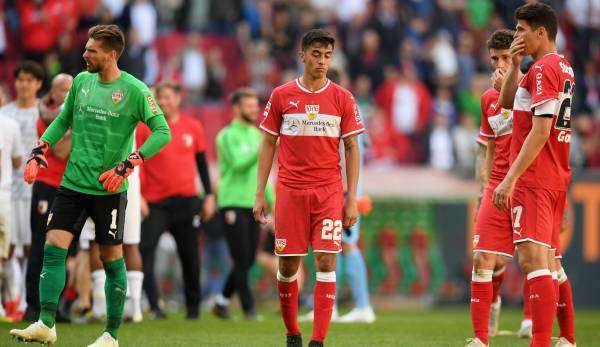 Der VfB Stuttgart in Augsburg mit 0:6.