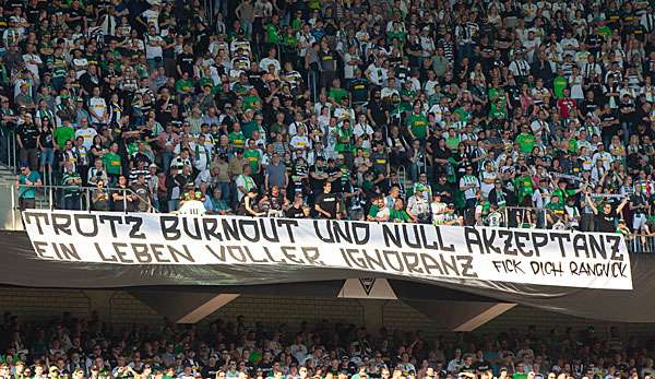Ralf Rangnick musste während dem Gladbach-Spiel Beleidigungen über sich ergehen lassen.