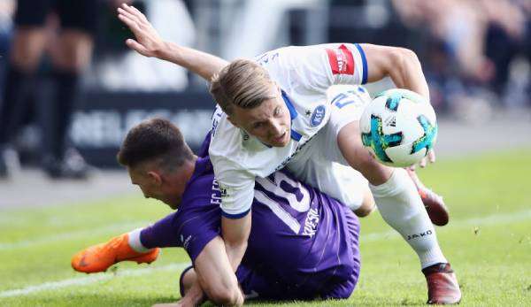 In der Relegation zur 2. Liga unterlag der KSC im vergangenem Jahr Aue.
