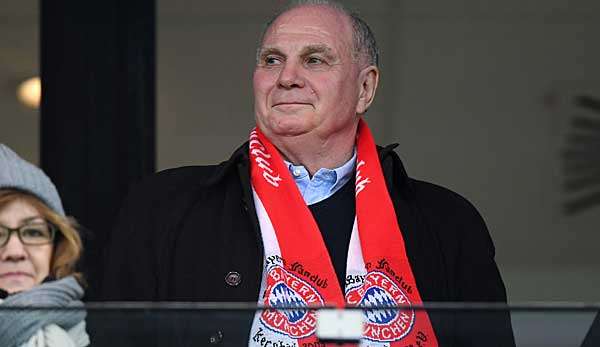 Ist sehr zufrieden mit dem Saisonverlauf des FC Bayern München: Präsident Uli Hoeneß.