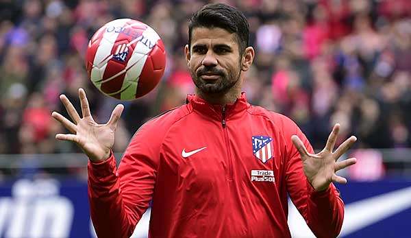 Sorgte zuletzt für einige negative Schlagzeilen bei Atletico Madrid: Stürmer Diego Costa.