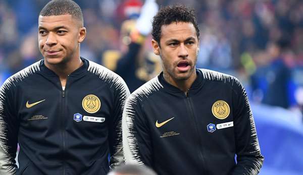 Die PSG-Superstars: Neymar schlug einen Fan, Mbappe (l.) sah kurz vor Schluss Rot.