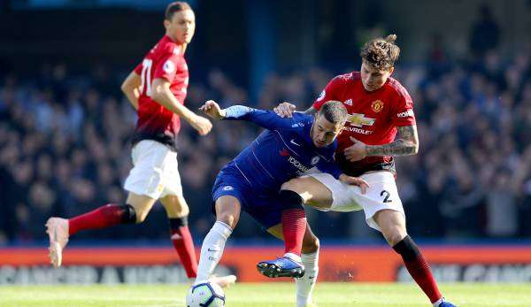 Eden Hazard kämpft um das Spielgerät.