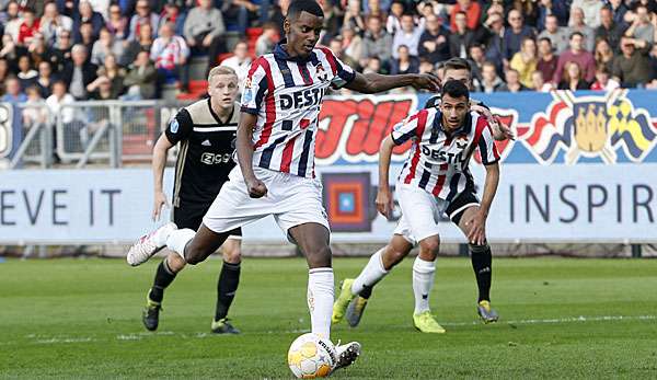 Alexander Isak wechselte im Januar 2019 auf Leihbasis vom BVB zu Willem II.