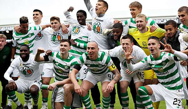 Zum 50. Mal schottischer Meister: Der Celtic FC.