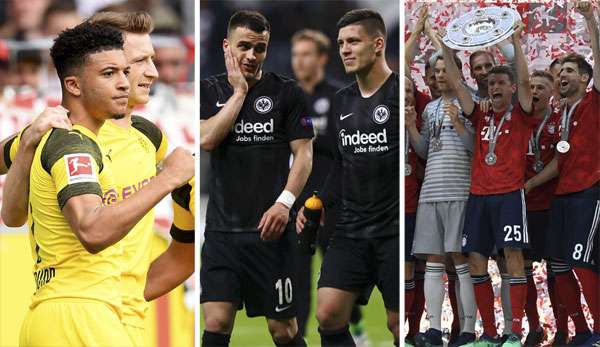 Für den BVB, den FC Bayern und EIntracht Frankfurt geht es an den letzten beiden Spieltagen um die Früchte einer starken Saison.