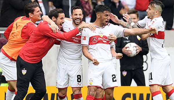 Der VfB hat sich am 33. Spieltag gegen Wolfsburg durchgesetzt.