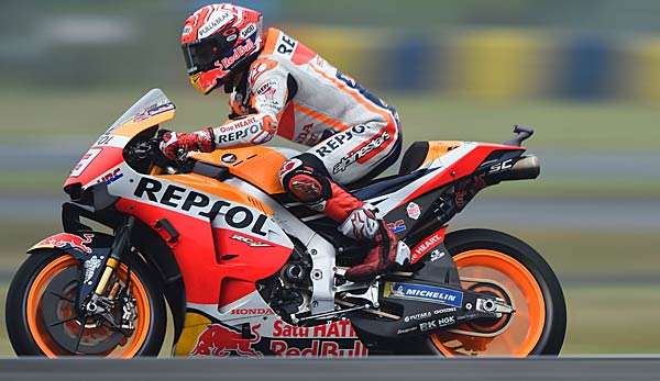 Marc Marquez gewann das Qualifiying am Samstag. 