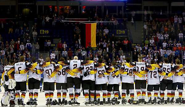 Deutschlands Eishockey-Nationalmannschaft steht im WM-Viertelfinale.