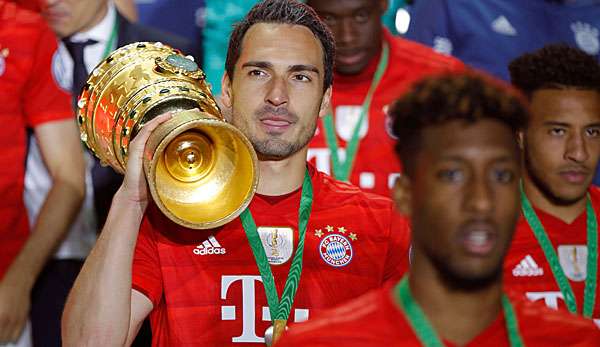 Für Mats Hummels ist es der zweite DFB-Pokalsieg - den ersten gewann er 2012 mit dem BVB.