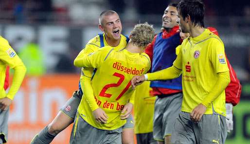 Fortuna Düsseldorf belegt mit 30 Punkten als bester Aufsteiger einen sensationellen vierten Platz