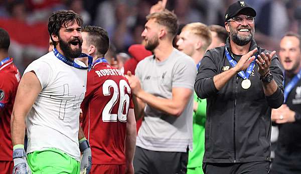 Jürgen Klopp sang nach dem gewonnenen CL-Titel ein Loblied auf Liverpools Torhüter Alisson.