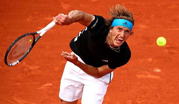 Alexander Zverev konnte sich gegen den Italiener Fabio Fognini durchsetzen.