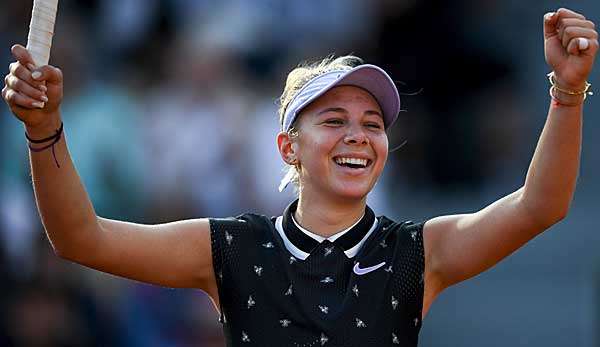 Amanda Anisimova ist die Sensation bei den Damen bei den diesjährigen French Open.