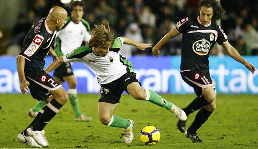 Sergio Canales erzielte in der laufenden Saison fünf Tore in acht Spielen für Racing Santander