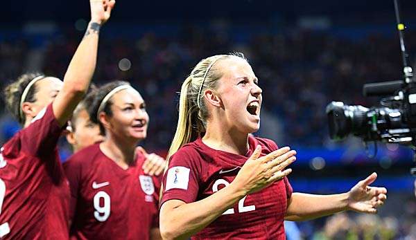 Die englischen Fußballerinnen stehen im Achtelfinale der Frauen-WM. 