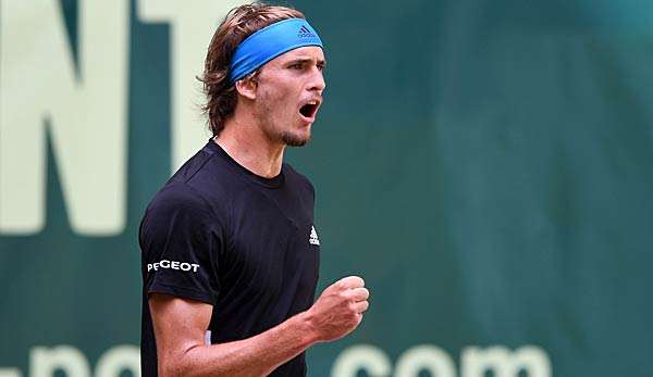 Alexander Zverev steht im Viertelfinale von Halle. 