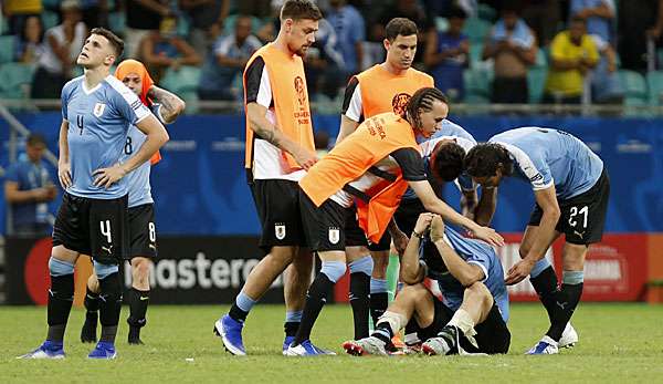 Luis Suarez und Uruguay sind bei der Copa ausgeschieden.