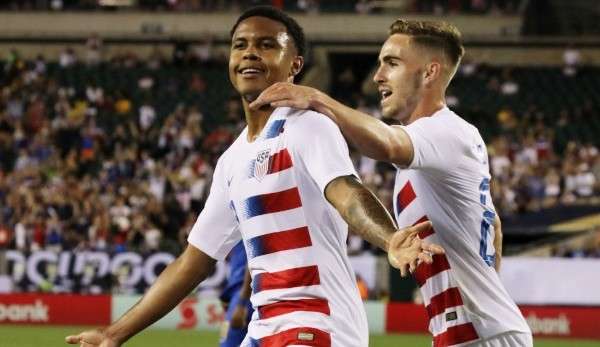 Weston McKennie erzielte das entscheidenden Tor für die USA gegen Curacao.