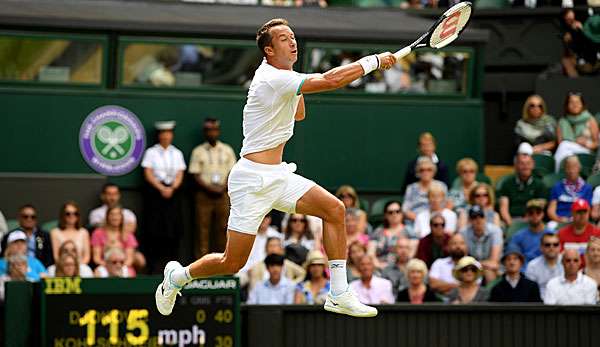 Philipp Kohlschreiber spielt heute gegen Novak Djokovic.