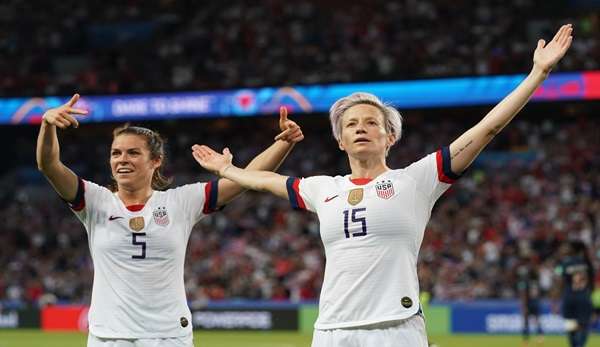 Die US-Amerikanerinnen gewannen im Viertelfinale mit 2:1 gegen Frankreich. 