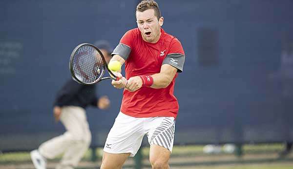 Steht bei seinem ersten Grand-Slam-Turnier völlig überraschend in Runde zwei: Dominik Köpfer.