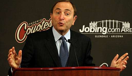 Gary Bettman ist seit 1993 1. Commissioner der NHL