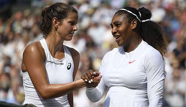 Julia Görges unterlag Serena Williams im vergangenen Jahr in Wimbledon-Halbfinale.