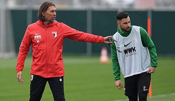 Trainer Martin Schmidt testet mit seinen Augsburgern heute gegen Gundelfingen.