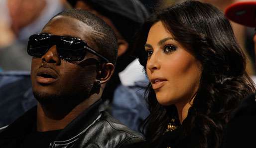 Reggie Bush (l.) mit seiner Freundin Kim Kardashian 