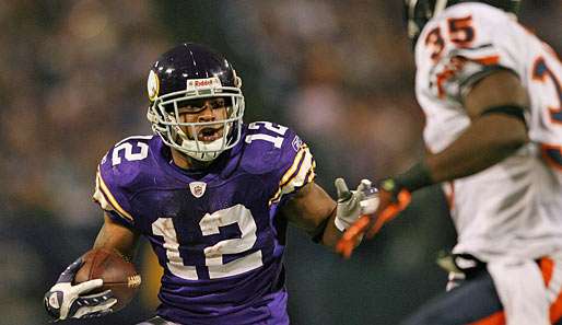 Percy Harvin ist seit dieser Saison für die Minnesota Vikings aktiv