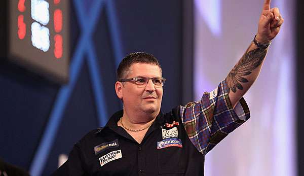 Gary Anderson gewann das World Matchplay 2018 im Finale gegen Mensur Suljovic.