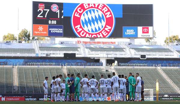 Der FC Bayern bestreitet sein erstes Spiel beim International Champions Cup 2019 im Dignity Health Sports Park in Carson/Kalifornien.