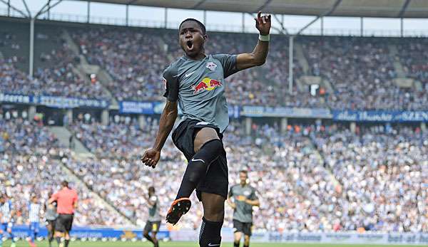 Ademola Lookman war bereits von Januar bis Juni 2018 im Trikot von RB Leipzig in der Bundesliga aktiv.