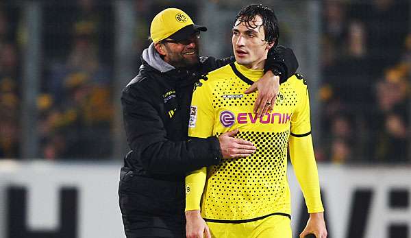 Mats Hummels und Jürgen Klopp arbeiteten sieben Jahre zusammen beim BVB.