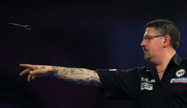 Gary Anderson kämpft ums Achtelfinale.