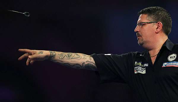 Gary Anderson scheiterte beim World Matchplay ins Geschehen frühzeitig.