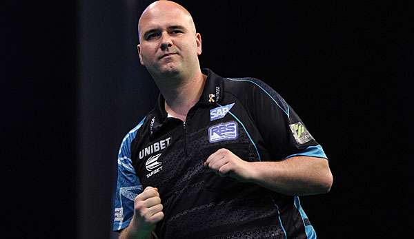 Ex-Weltmeister Rob Cross steht heute beim World Matchplay im Fokus.