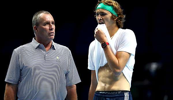 Ivan Lendl (l.) hat sich offenbar von seinem Schützling Alexander Zverev getrennt.
