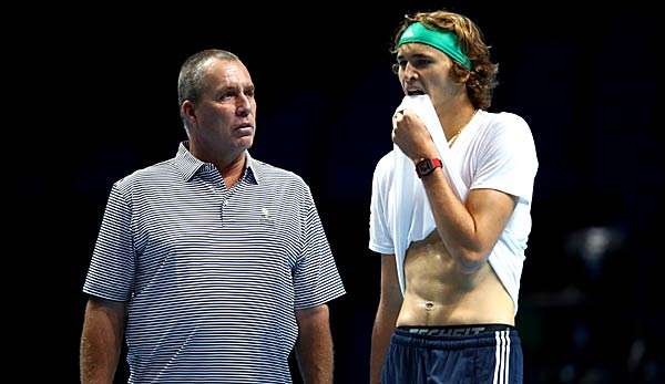 Ivan Lendl (l.) ist nicht mehr Coach von Alexander Zverev (r.).