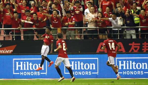 Manchester United gewann bisher beide Spiele beim ICC. 